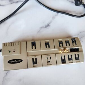 Cyberpower model 02-198-10MS- FC item 1080 125 volt surge protector
